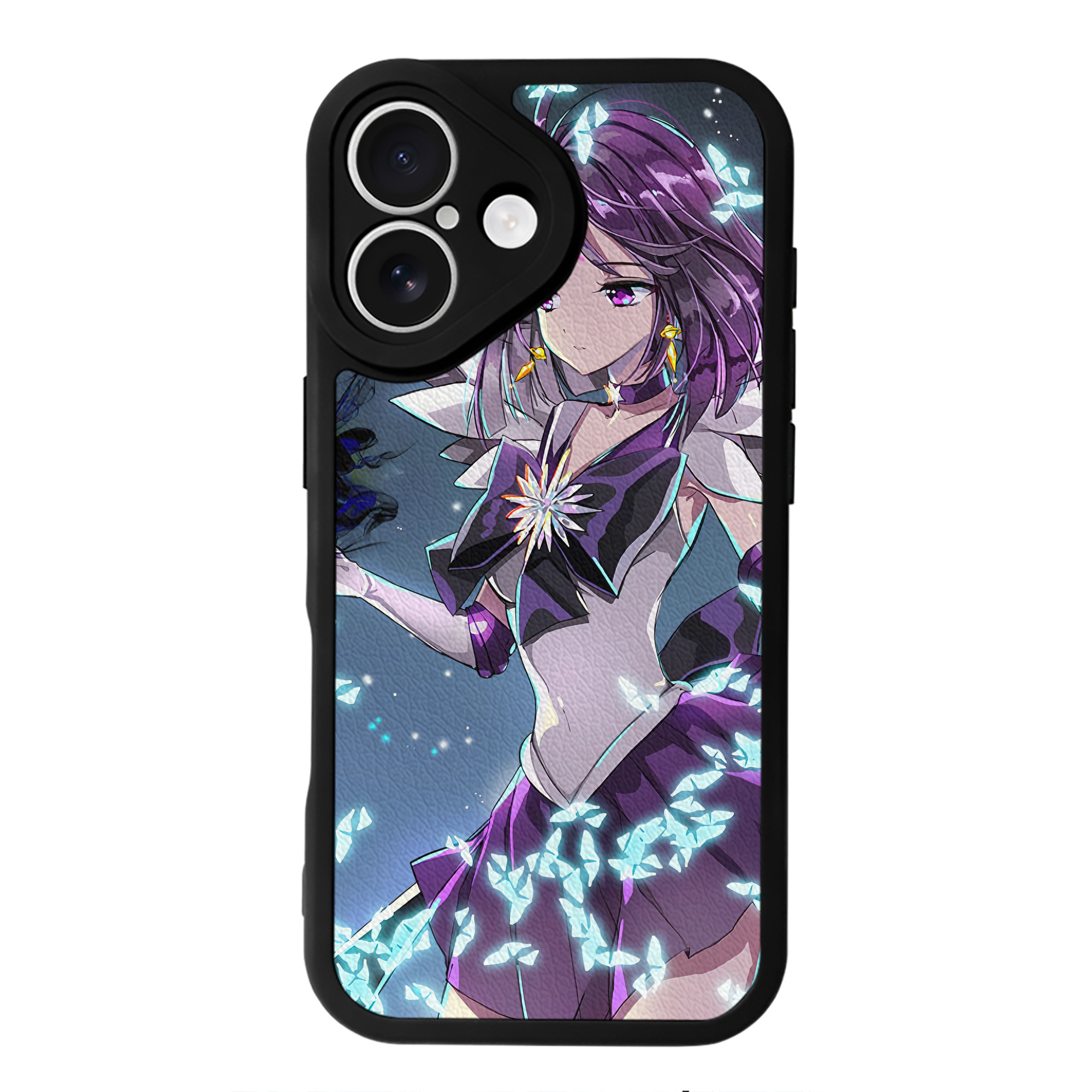 （画像用） 美少女戦士セーラームーン Sailor Moon 【iPhone 16シリーズ対応】シリコンスマホケース（レザー調） 材質：シリコン
